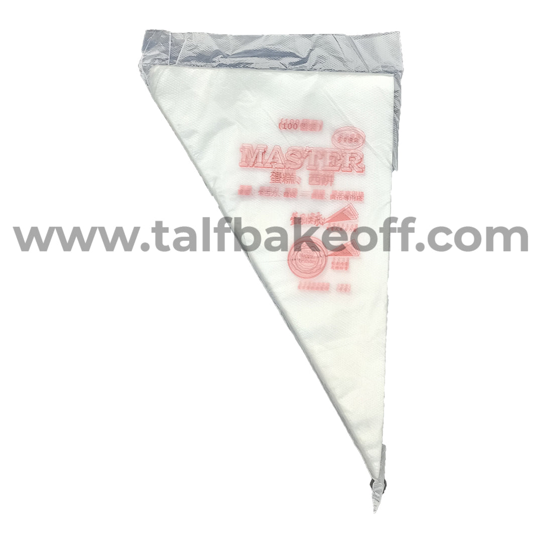 Small Piping Bags for Cake (26cm X 17cm) Transparent /Disposable Icing/Pastry/Cupcake Decorating