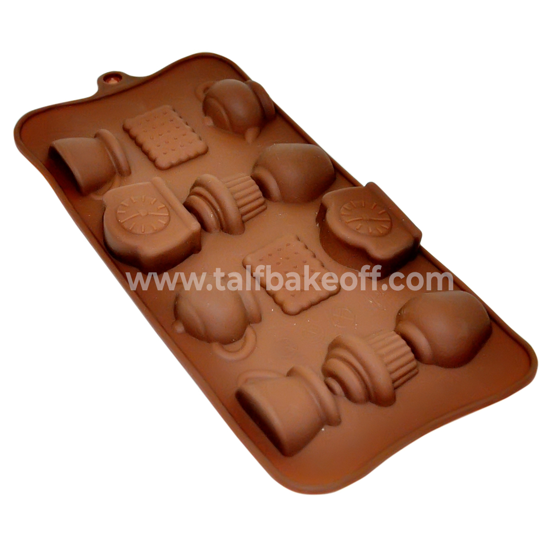 Tea Set Shape Silicone Mold | Flexible Silicone Mold | Reusable | Washable |