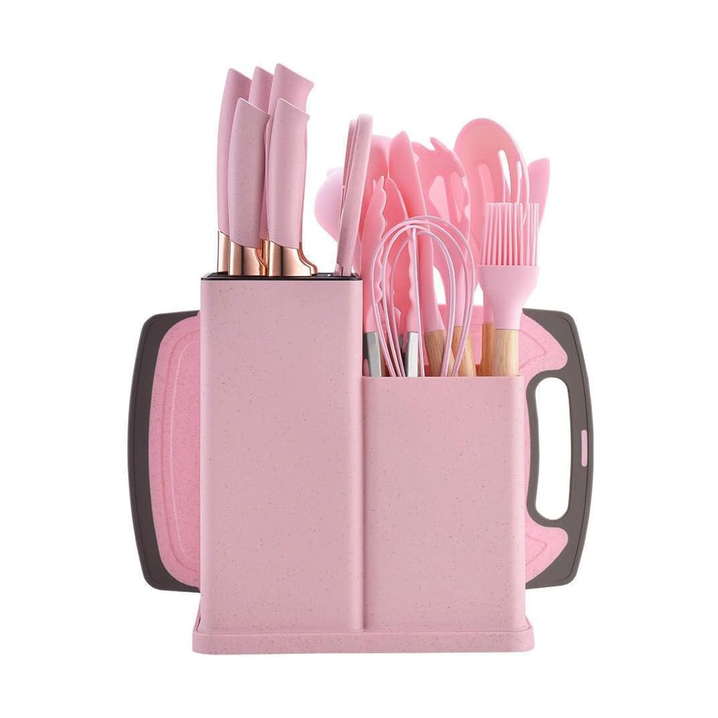20-Piece Silicone Kitchen Utensil Set, Spatulas, Knife Set with Cutting Board, Heat Resistant Nonstick Cookware, Professional & Stylish Chef Tools, BPA-Free, Kitchenware, Cooking Tools