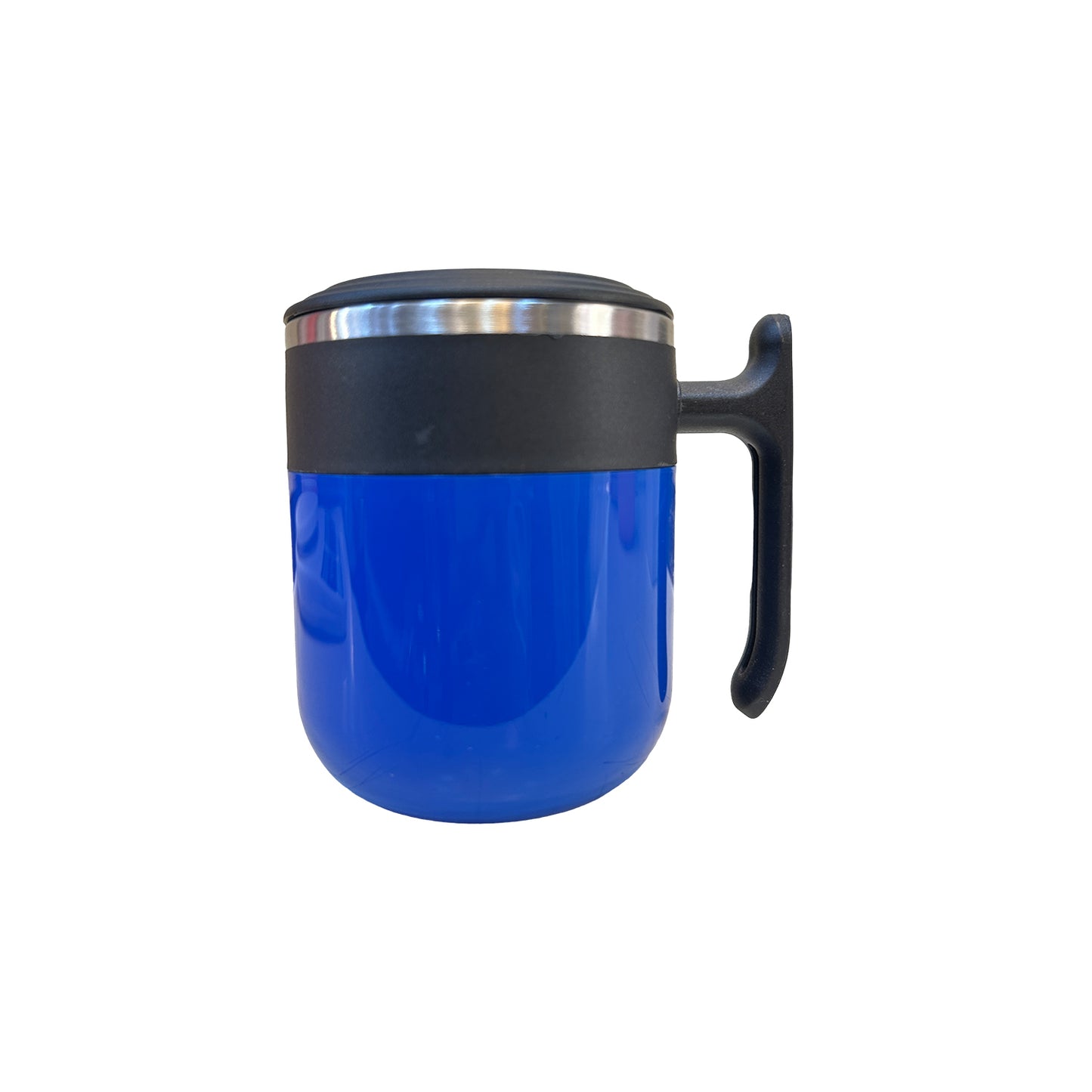 Vacuum Insulated Coffee Mug with Lid, Gift for Her Him, Leak Proof, Silicon Non Slip Pad, Cup for Coffee, Milk, Cocoa, Hot Chocolate