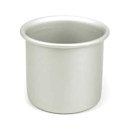 Aluminium Baking Round Cake Pan/Mould for Microwave Oven - 5" Diameter x 4" Height